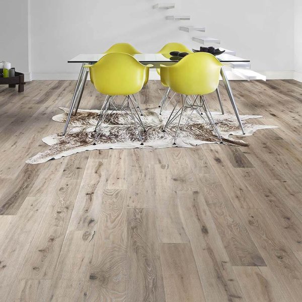 Kahrs Oak Oyster Flooring Image, Dining Room