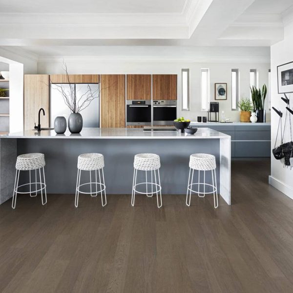 Kahrs Life Faded Black Wide Flooring Photo, Kitchen